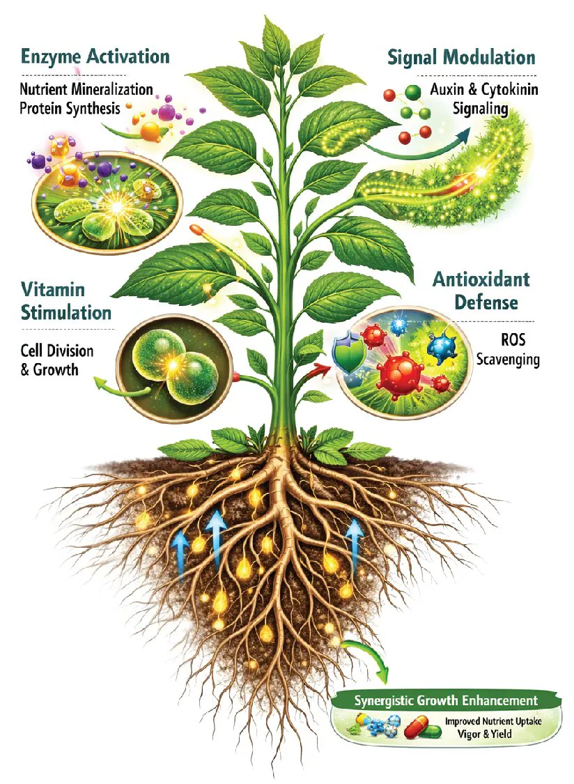Diagram of Vigore's mode of action