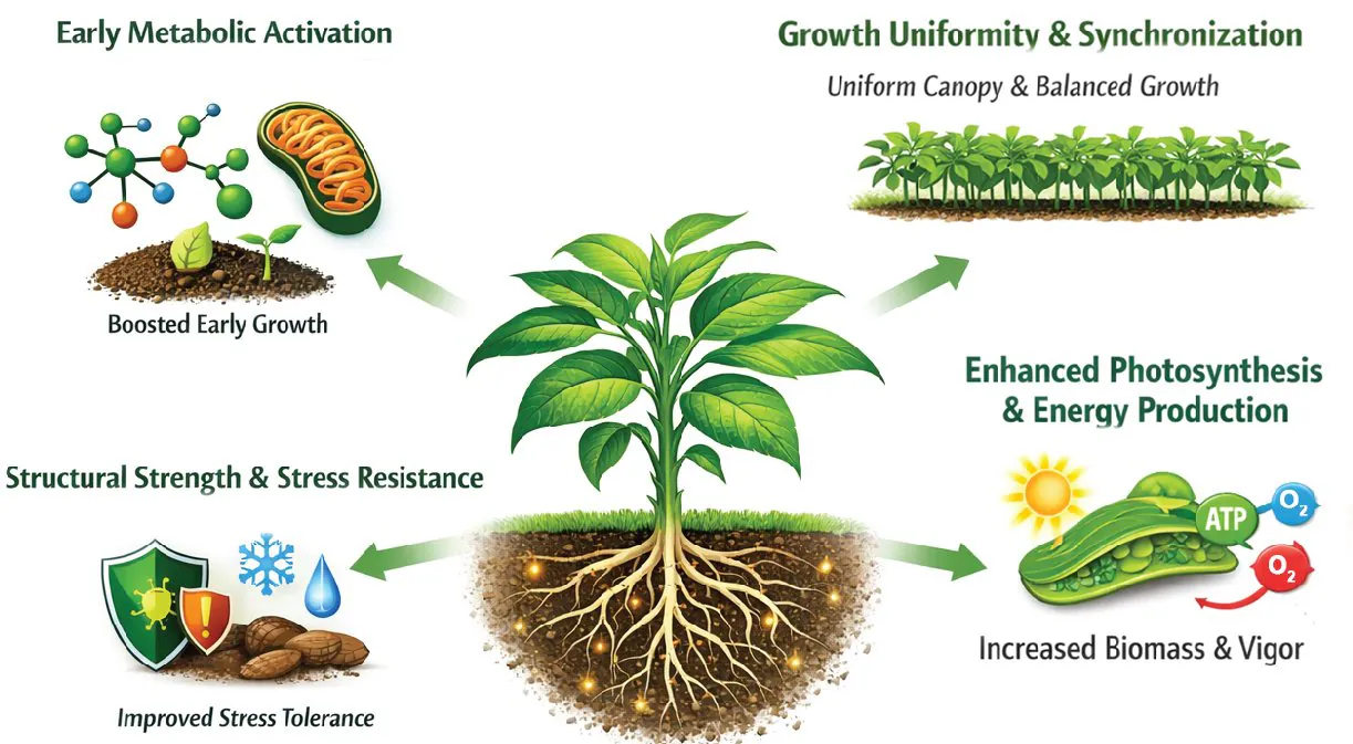 Diagram of BCN GROW's mode of action